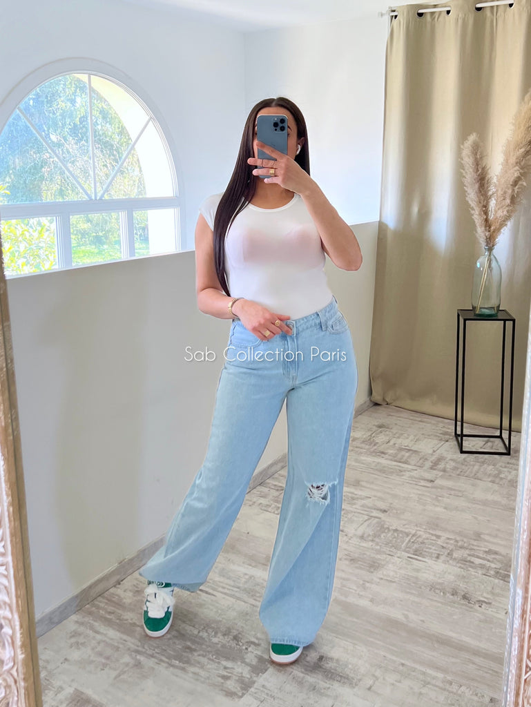 Jean Baggy R#2522 Bleu Clair