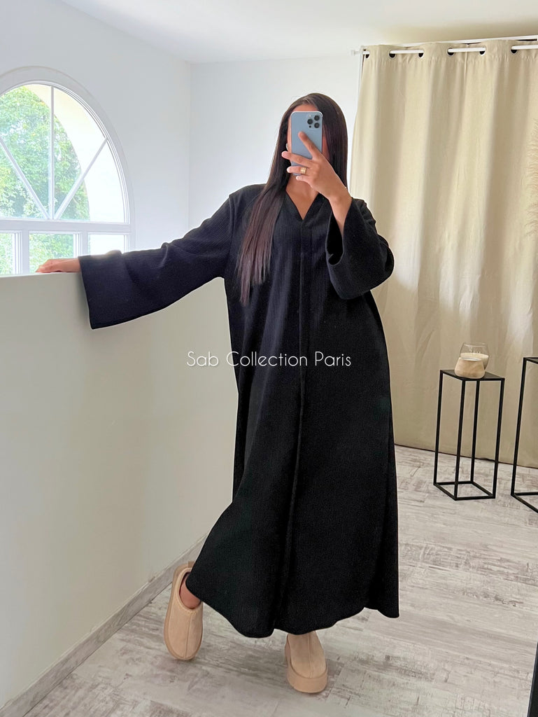 Robe Modest Velours Noir