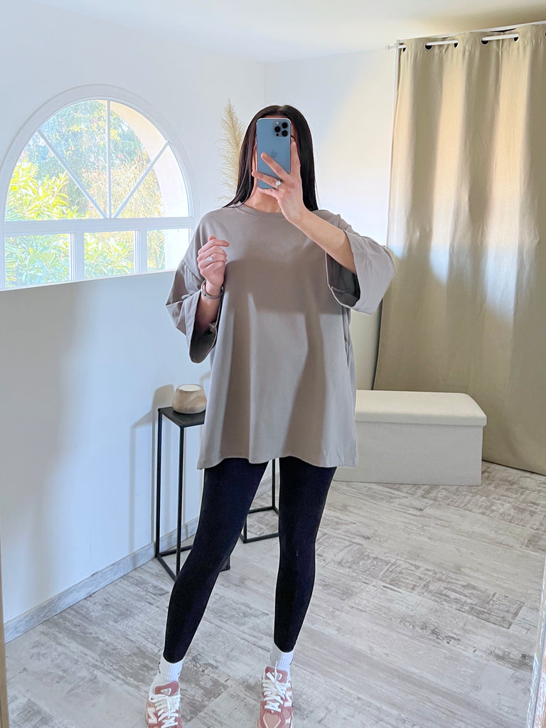 T shirt Oversize MODEST Taupe