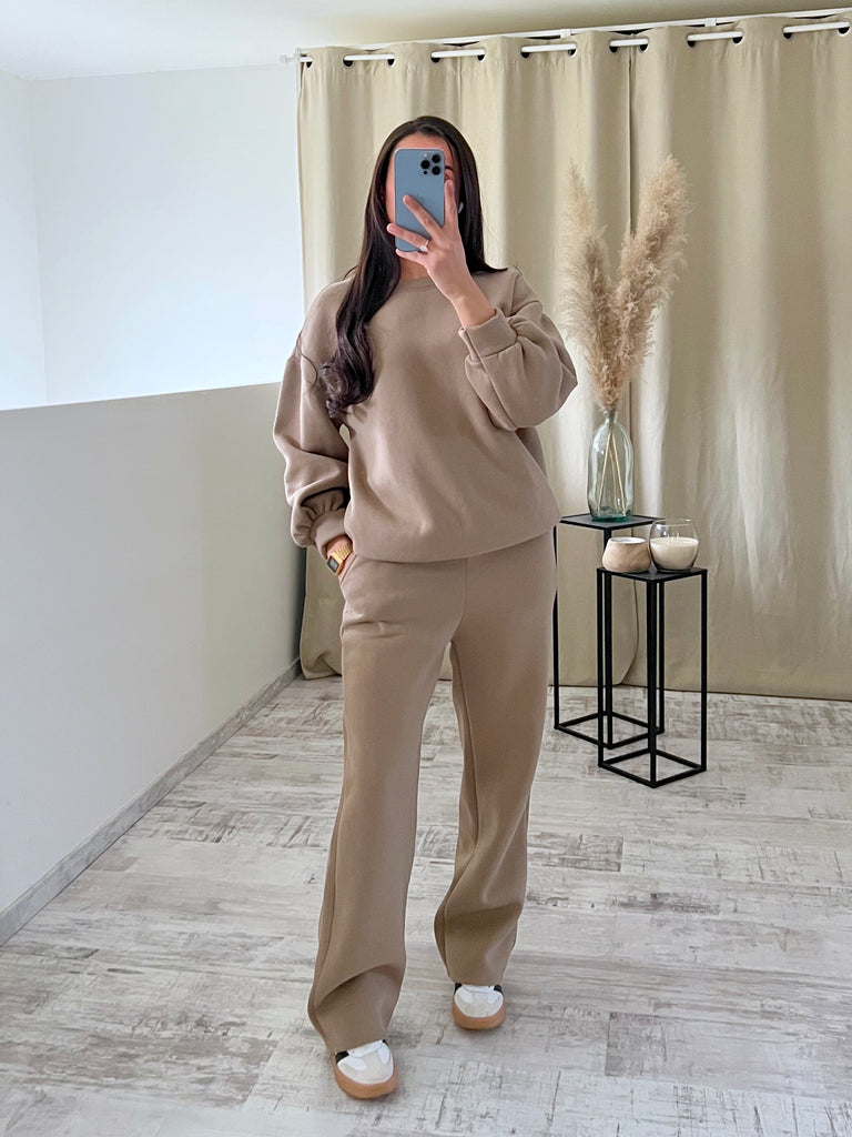 Ensemble Jogging Sweat Taupe