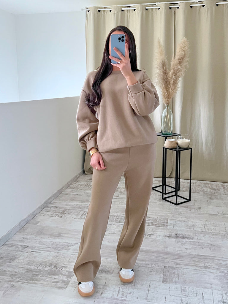 Ensemble Jogging Sweat Taupe