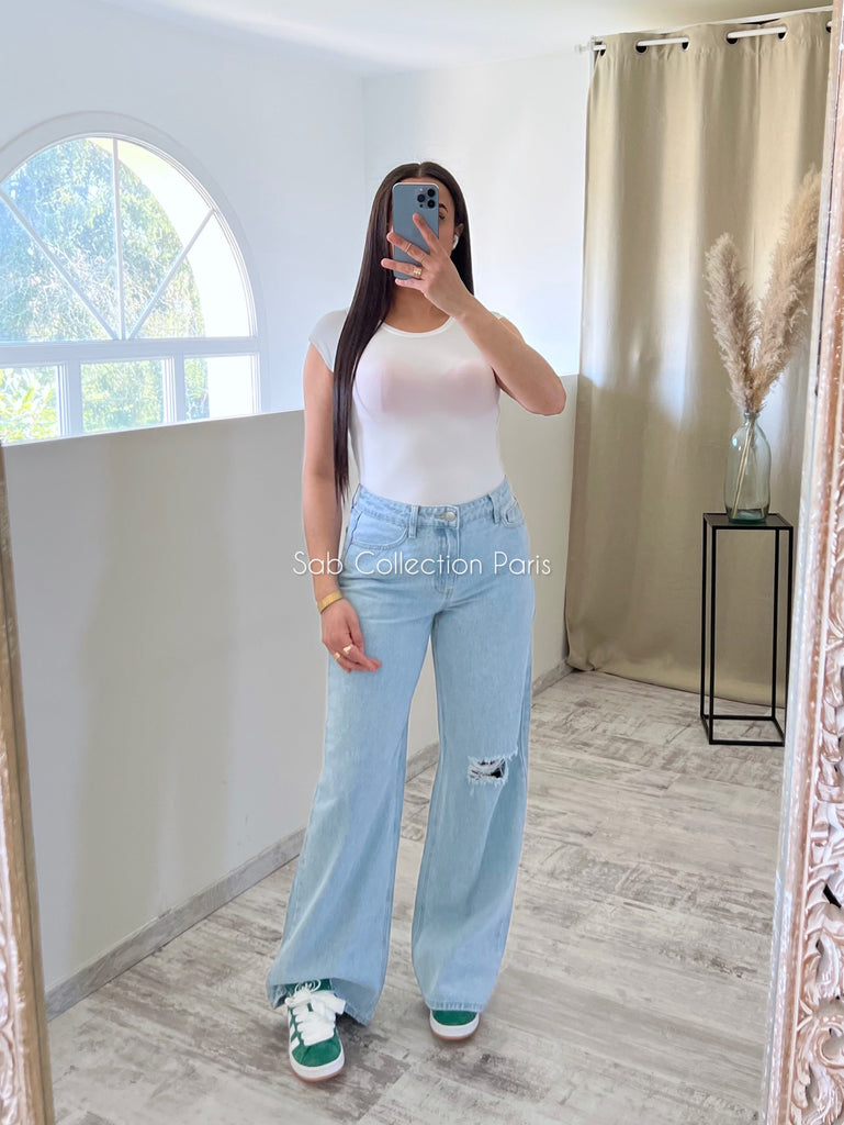 Jean Baggy R#2522 Bleu Clair