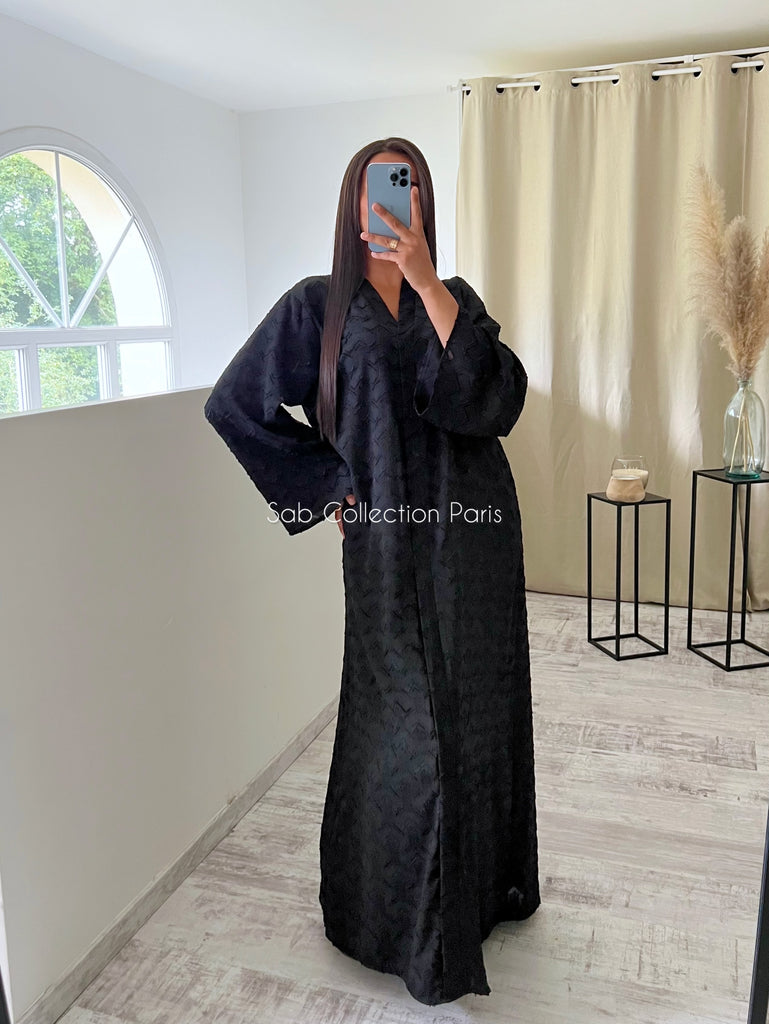 Robe À Effets Noir