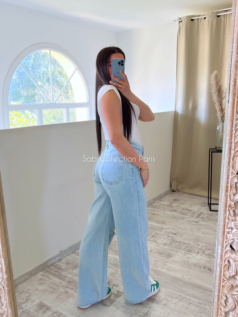 Jean Baggy R#2522 Bleu Clair