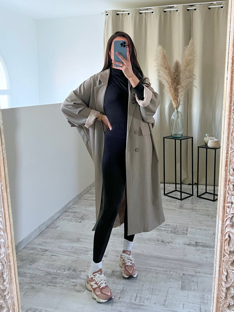 Blazer Oversize Long Taupe