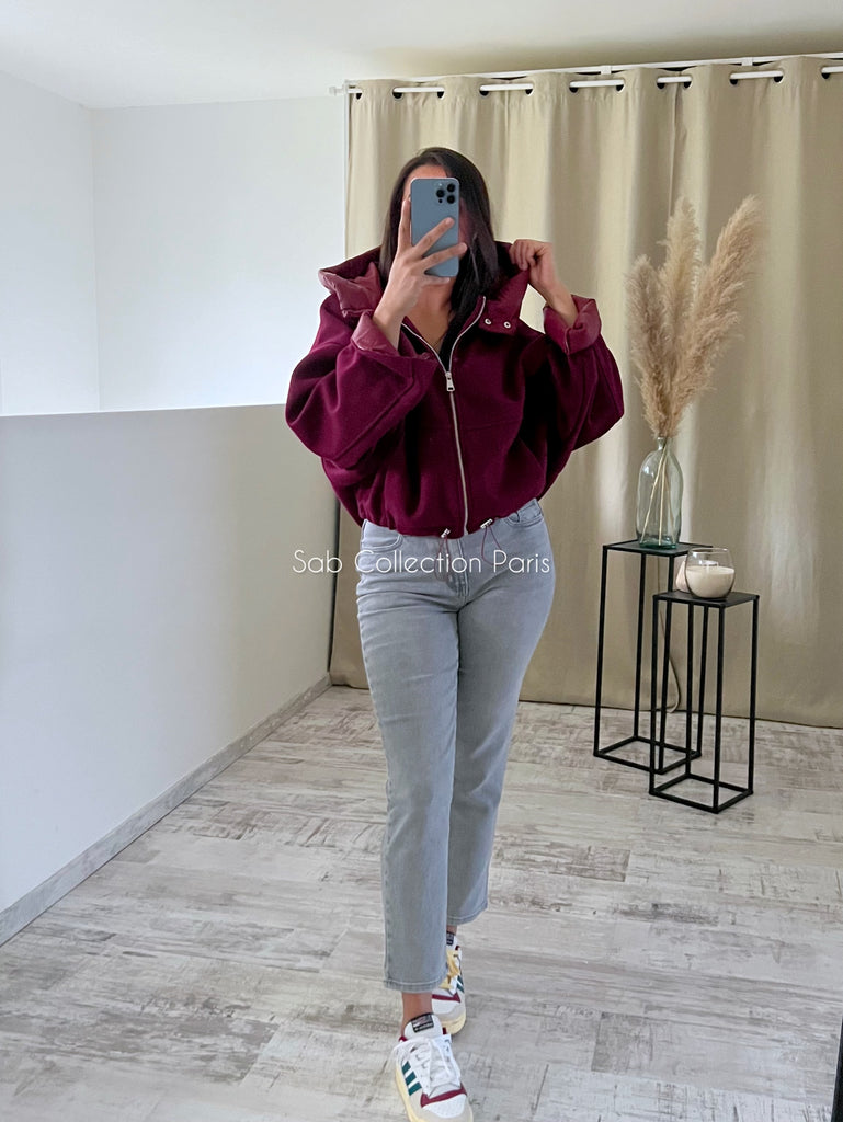 Jean MOM Fit Gris