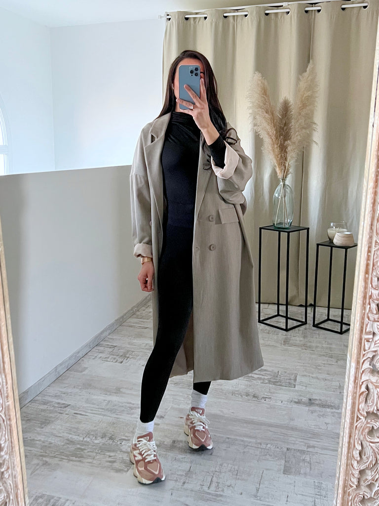 Blazer Oversize Long Taupe